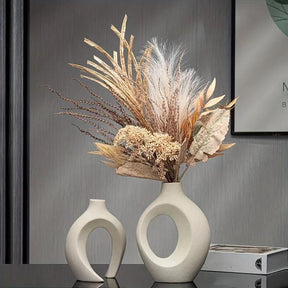 Nordic Harmony Ceramic Vase Set