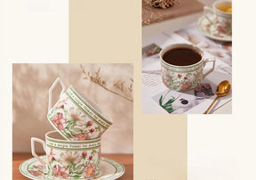 Parisian Grace Garden Tea Cup Set