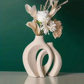 Nordic Harmony Ceramic Vase Set