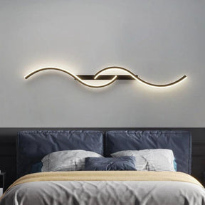Wave Beam Wall Light