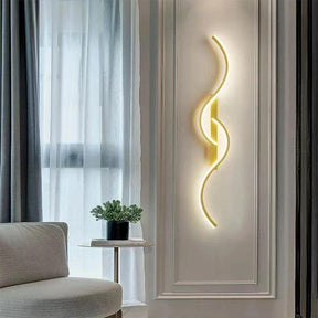 Wave Beam Wall Light
