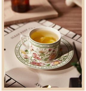 Parisian Grace Garden Tea Cup Set
