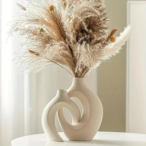 Nordic Harmony Ceramic Vase Set