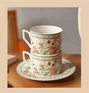 Parisian Grace Garden Tea Cup Set
