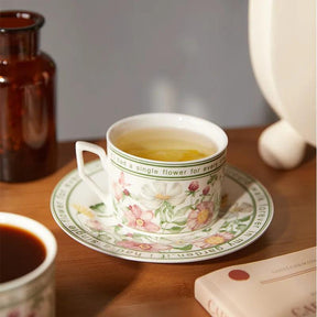 Parisian Grace Garden Tea Cup Set